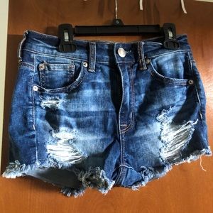 American Eagle high rise, super stretch shorts